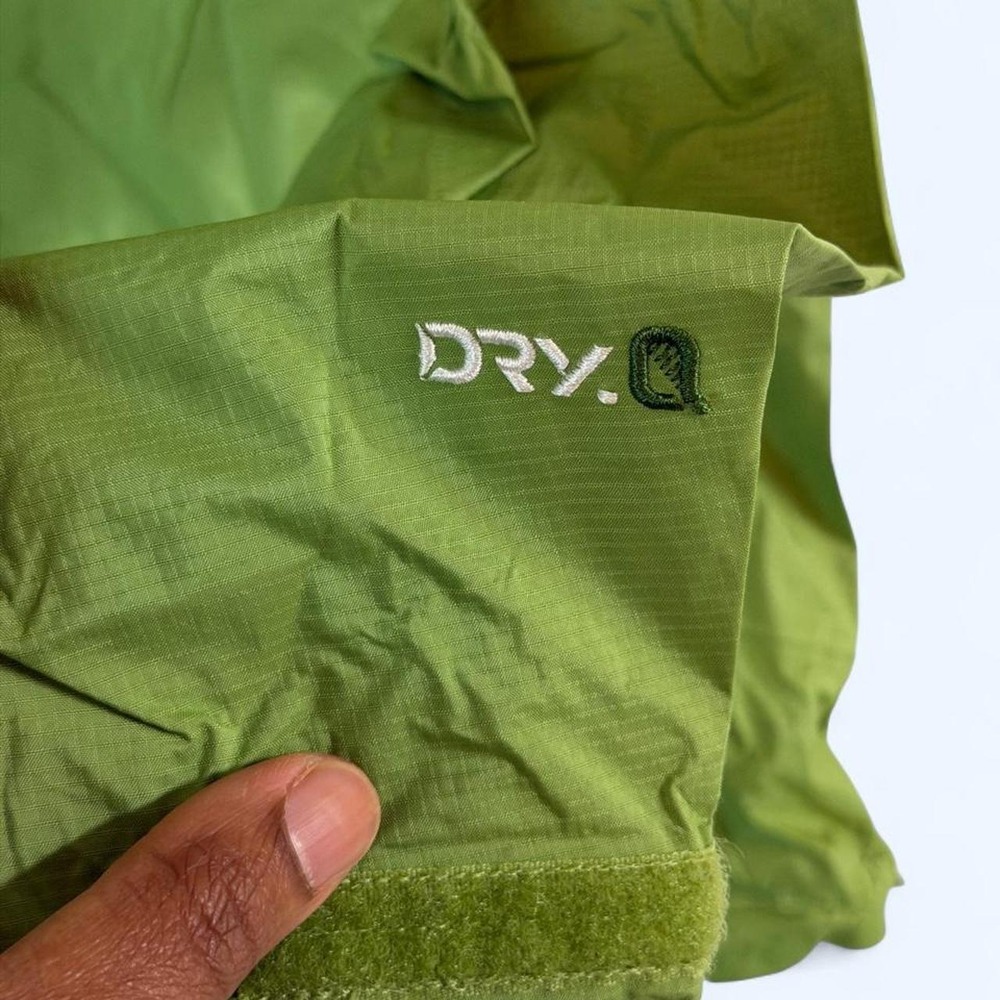 Mountain Hardwear Dry.Q Women's Size S Green Rain Jacket Zipup Ski Hiking - Picture 5 of 8
